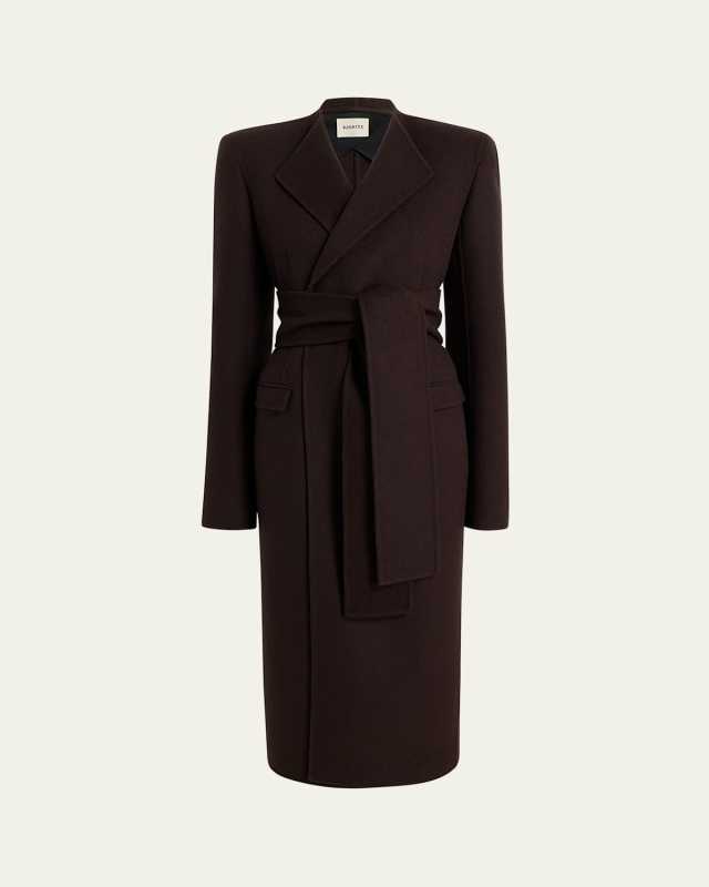 Jelson Double-Face Wool Wrap Coat
